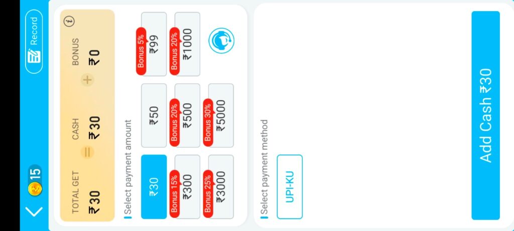 How to Add Mony and Play Game with Bonus: